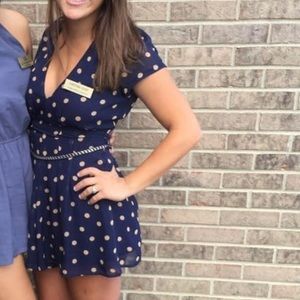 Polka dot romper